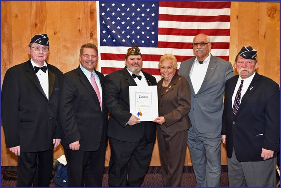 DUNNE HONORS OUTGOING  UNITED VETERANS ORGANIZATION PRESIDENT